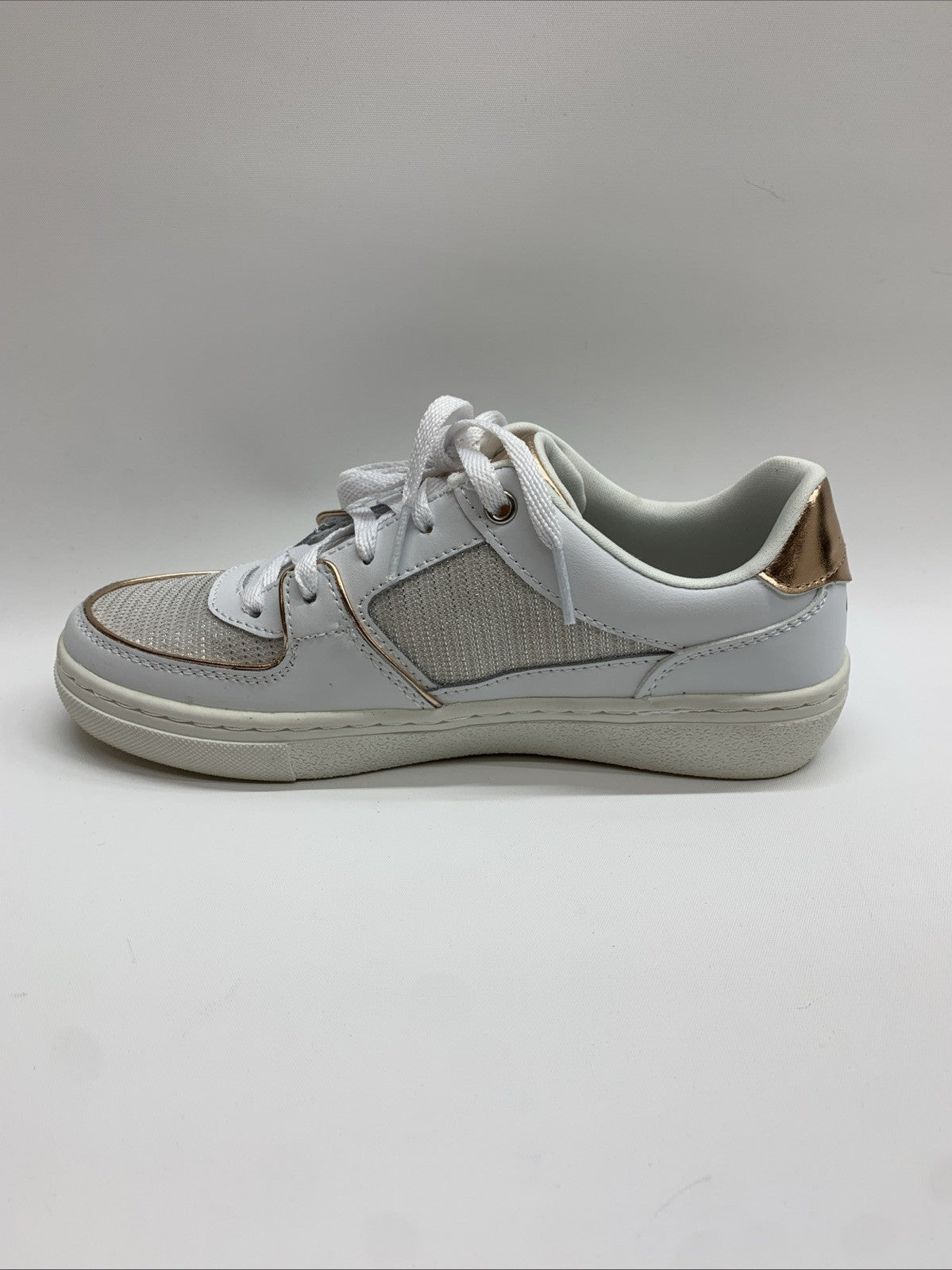Concept 3 by Skechers Women's to Top it Off Lace-Sneaker White/Rose Good Sz 5.5