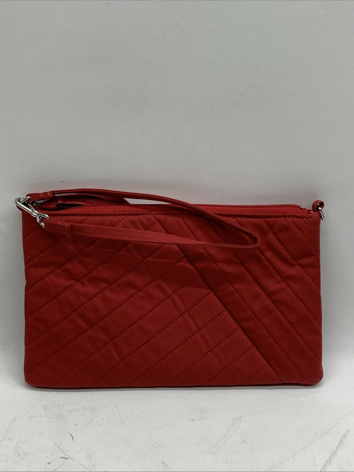 Vera Bradley Women's Outlet Recycled Cotton RFID Convertible Wristlet Bag Red