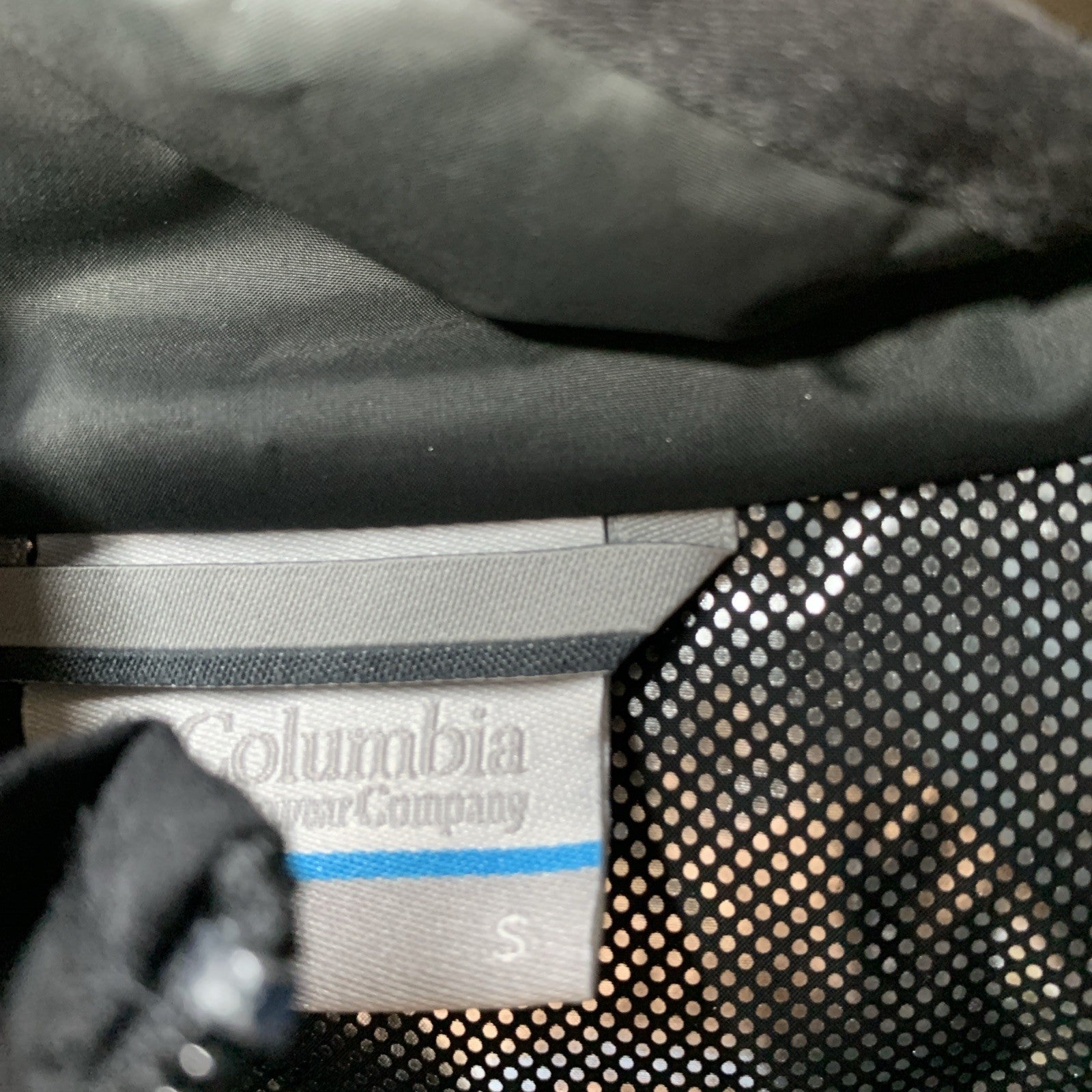 Columbia Women's Delta Ridge Down Jacket Size Small Black Long Sleeve Full Zip