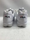 Fila Men's Strada Disruptor II Sneakers White US 14 Lace-up Shoes Lightweight
