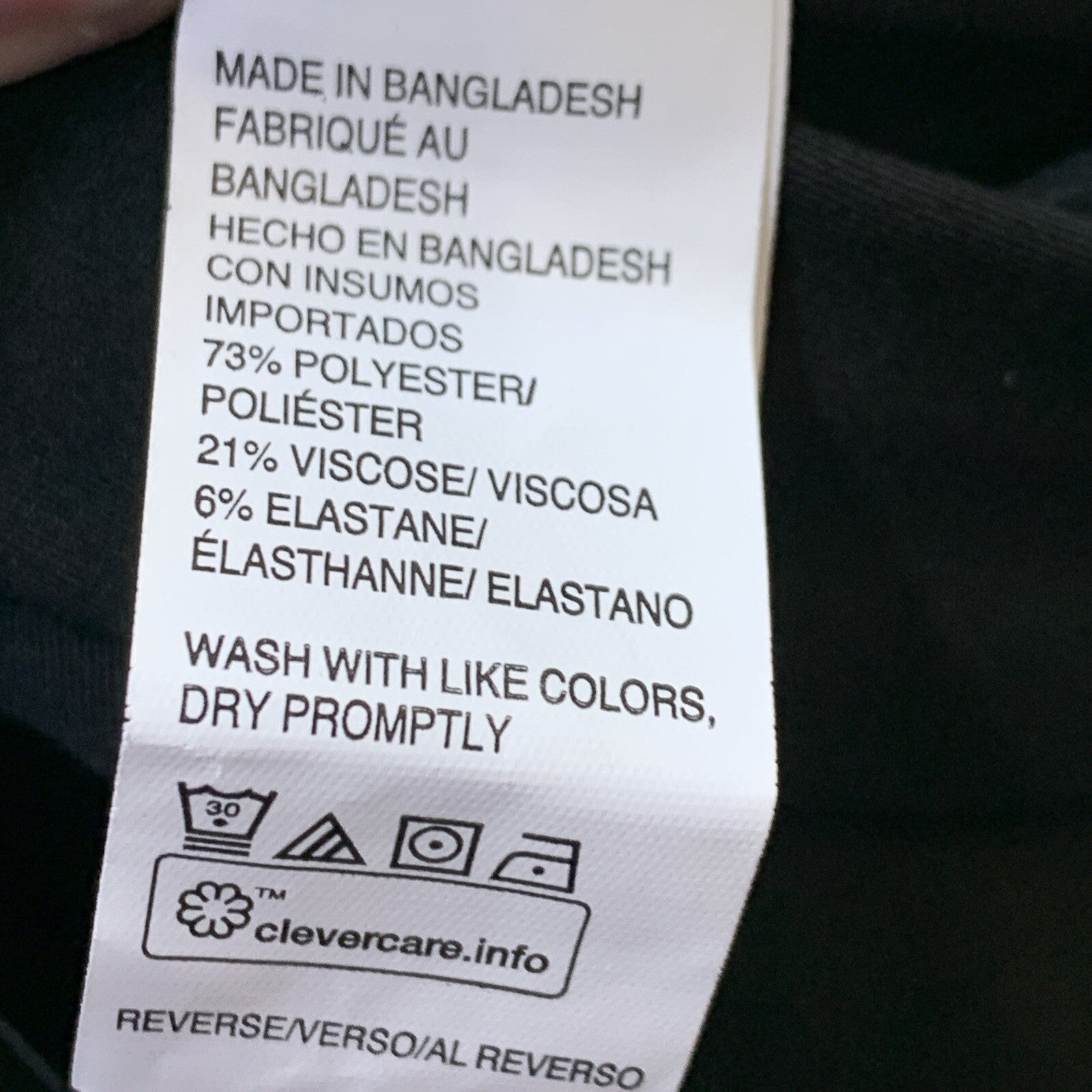Mens Van Heusen Pant SP5057093 Flex Fit Size 32x30 Black