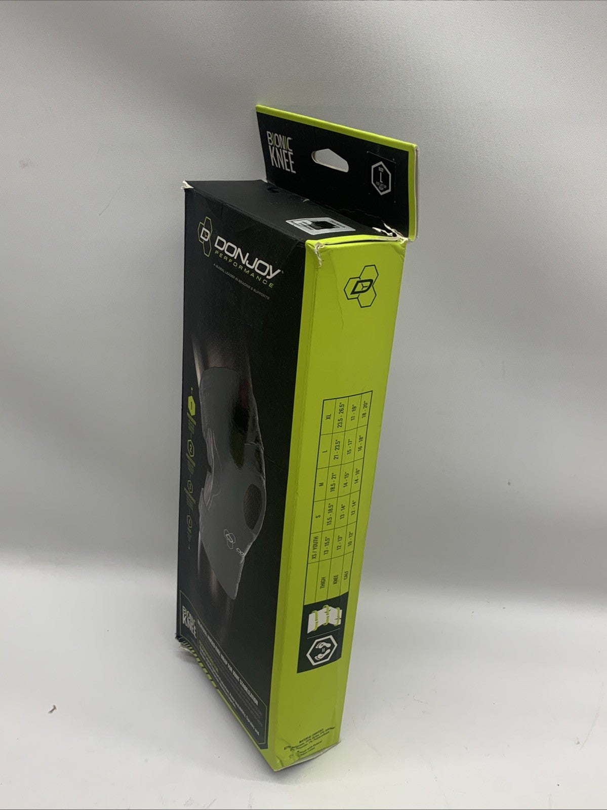 DonJoy Performance Bionic Knee Brace Support Black Size Large fits Left or Right