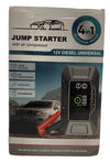 Gillaway Car Jump Starter With Air Compressor 4 In 1 Multi Task Device 12V 4in1