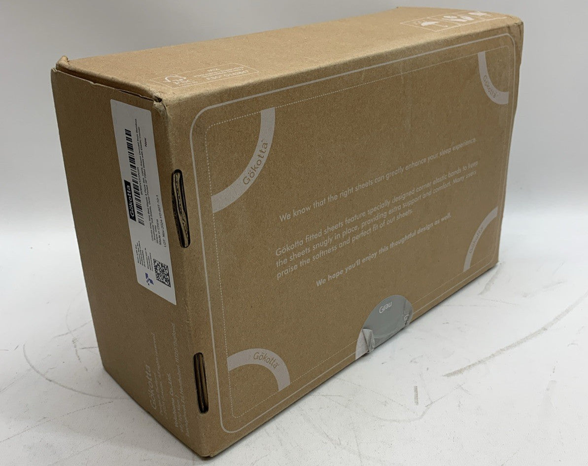 King Size Bamboo Sheets 4 Piece Sheet Set - 100% Rayon from Bamboo, Cooling Grey