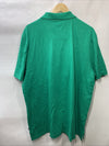 Nautica Men's Classic Fit Rugby Chest-Stripe Polo XL Collared Green Short Sleeve