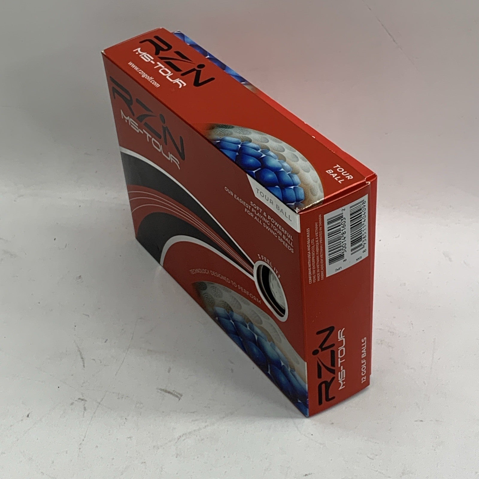 RZN Golf Ms-tour Golf Balls 3 Pieces 1 Dozen (set Of 12) Resin Golf Balls White