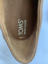 Women's Shoes TOMS CARA Casual Leather Lug Loafers 10W Tan Leather Slip-on NWT