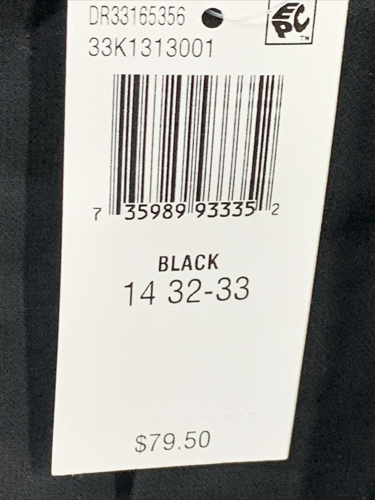 Calvin Klein Men's Slim Fit Non-Iron Herringbone Dress Shirt - Size 14, 32/33, S
