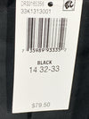 Calvin Klein Men's Slim Fit Non-Iron Herringbone Dress Shirt - Size 14, 32/33, S