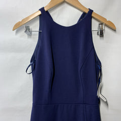 Betsy & Adam Ruffle Long Gown Dress Sleeveless Elegant Cocktail Party Size 4
