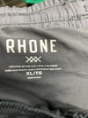 Rhone men's black XL activewear shorts with Mako lining, stretch fabric, drawstring waist, and anti-odor features.