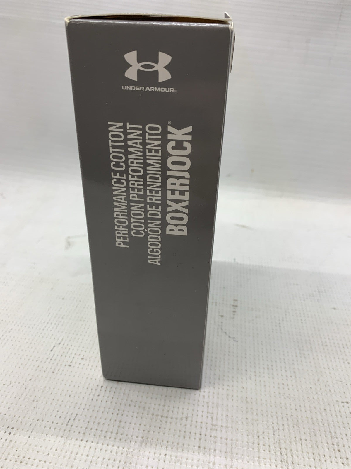 Under Armour Essential Cotton Boxerjock Underwear 3” Lightweight Large - 3 Pack