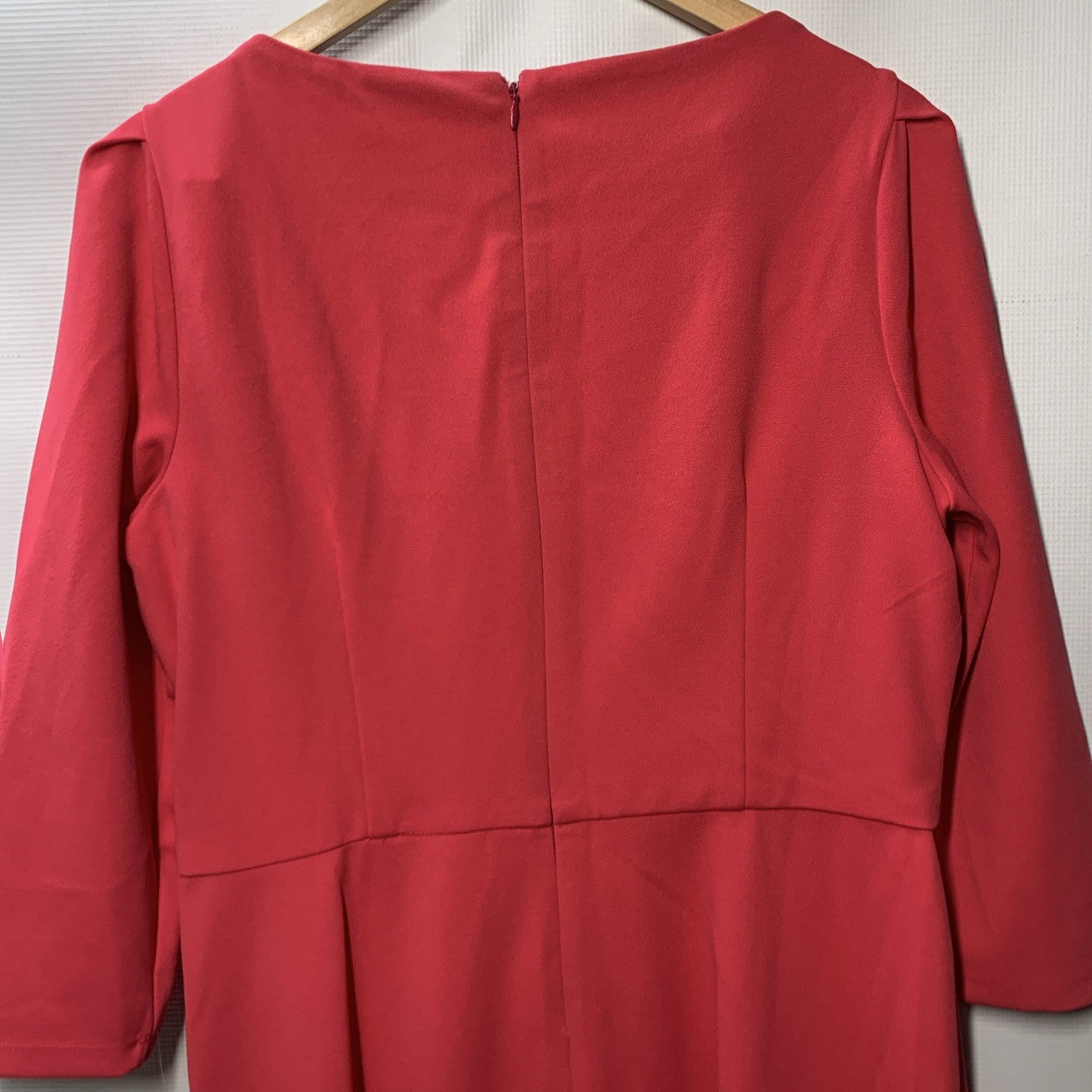 DONNA MORGAN Women's Stretch Formal Evening Casual Dress 3/4 Sleeve Size 14