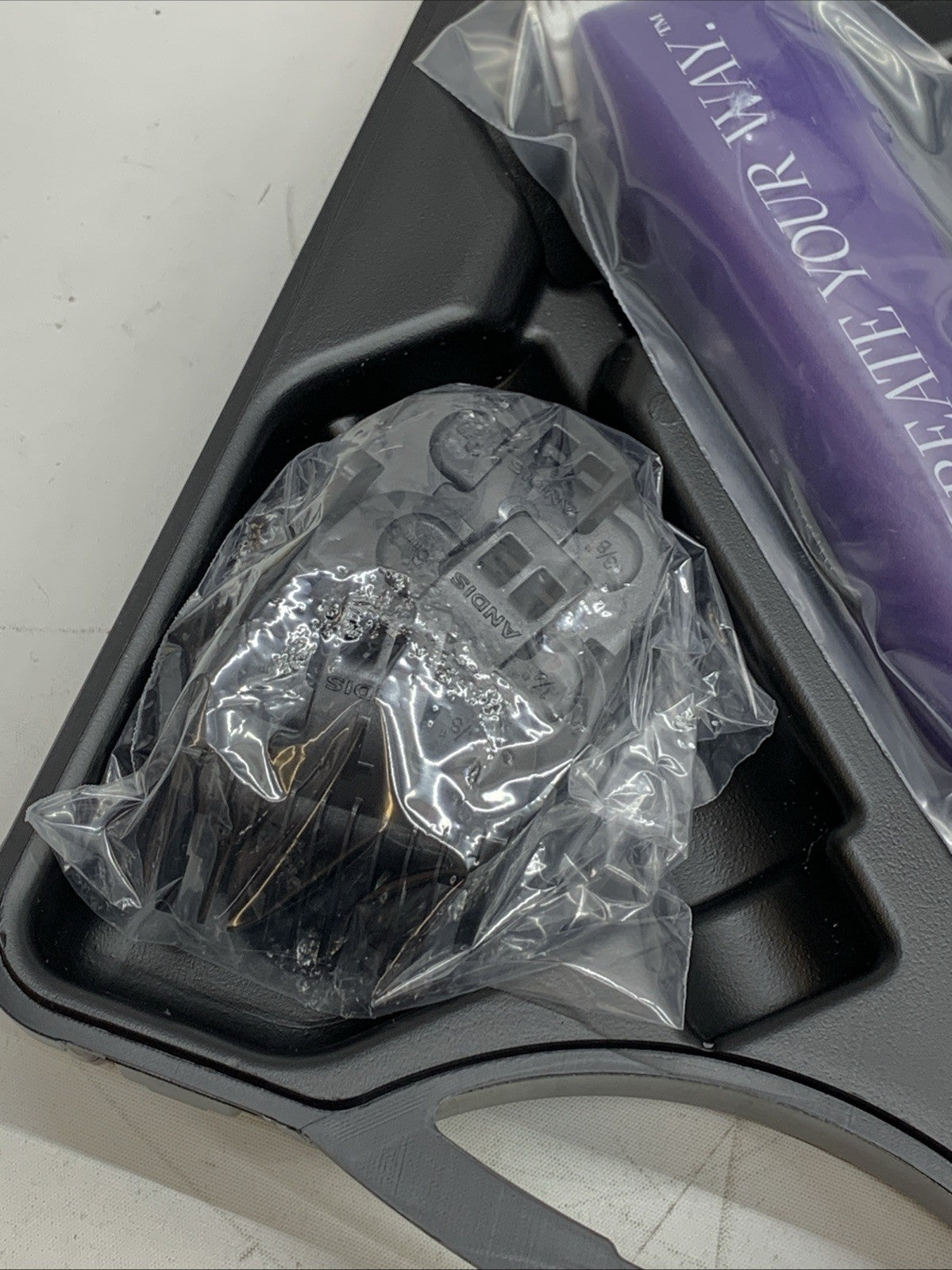 Andis EasyClip Professional Animal Pet Clipper Kit MBG-2 Detachable Blade Purple
