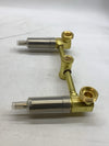 Kingston Brass KB243AXAB Magellan Tub and Shower Faucet Antique Brass 2 Handles