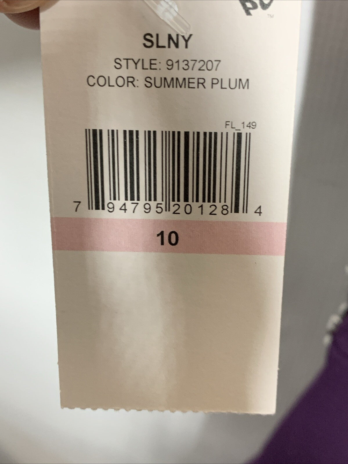 S.L. Fashions Women's Slimming Long Ruched Dress Sleeveless with Ruffle Size 10