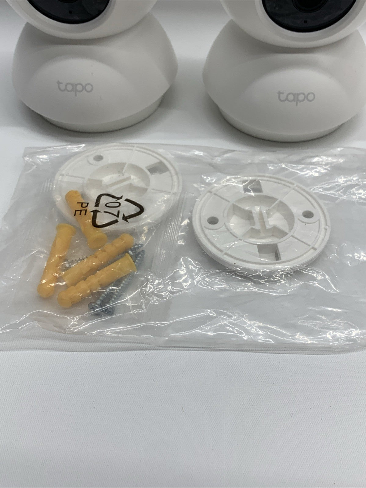 Tapo C210P2 Indoor 2K Pan/Tilt Security Camera 2-Way Audio Night Vision - 2 Pack