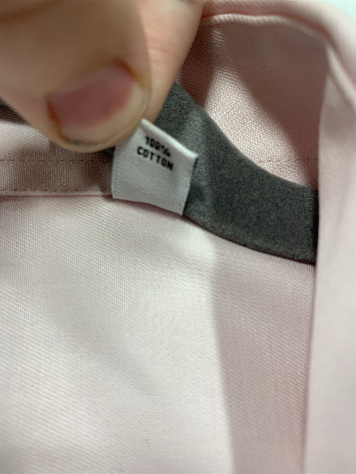 Calvin Klein Men's Slim-Fit Pink French Cuff Cotton Dress Shirt Non-Iron Sz 2XL