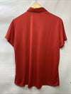 adidas Women's Solid Performance Short Sleeve Polo Shirt Size XL Collared Red