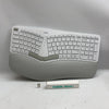 Nulea Ergonomic White 2.4G Wireless/Bluetooth Keyboard RT05 QWERTY Ergonomic