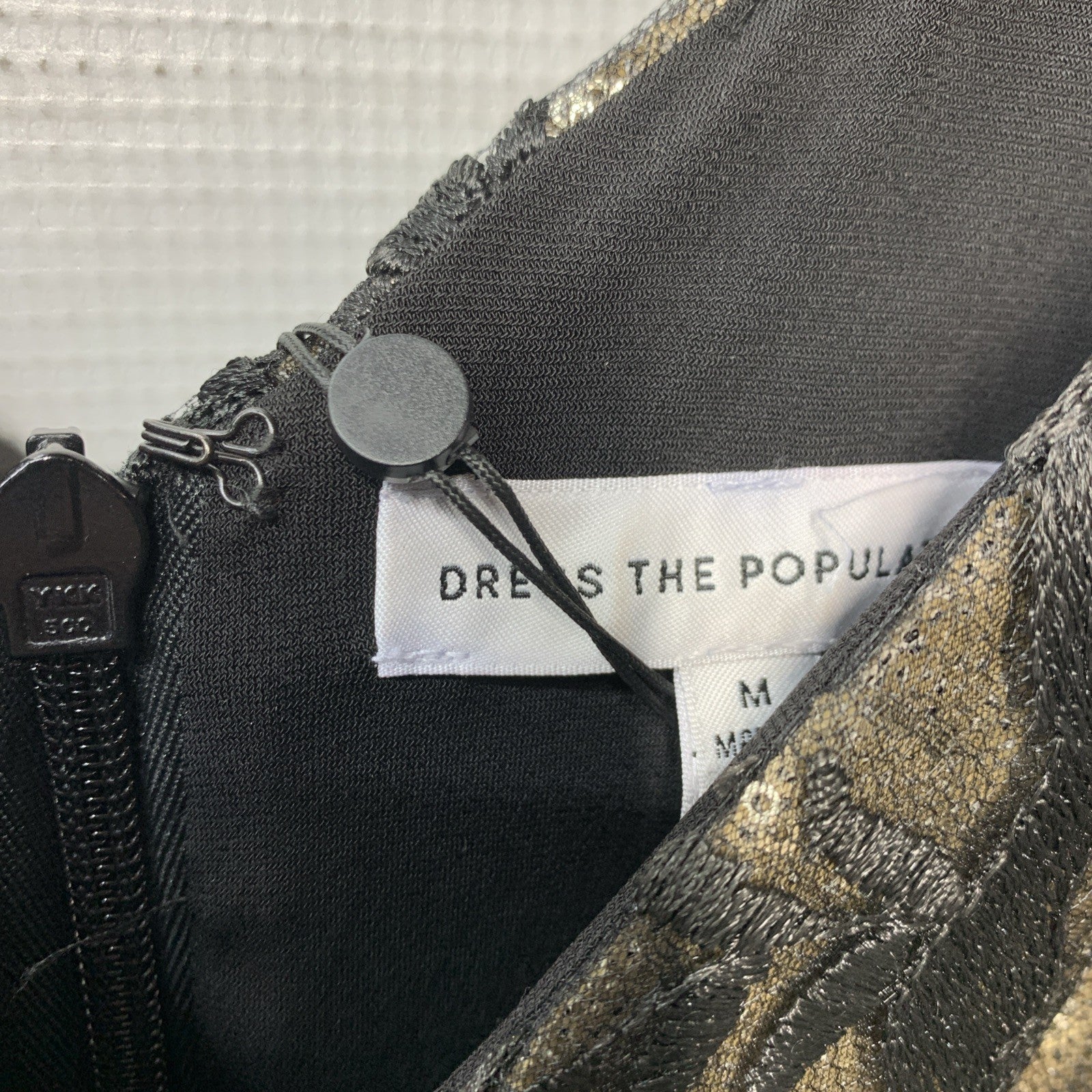 Dress the Population Evening Cocktail Sharon Gown Sleeveless V-neck Size Medium