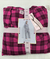 Pink Plaid Victorias Secret SleepwearFlannel Long Pajamas Set Plaid XXL Pull-on