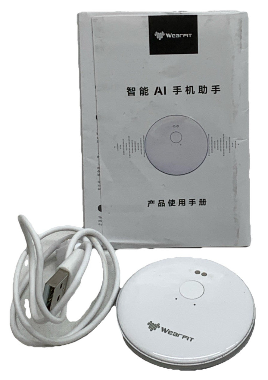 Wearfit Intelligent AI Mobile Phone Assistant Smart Translator 2A9HE-AI102 White