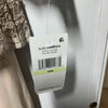 Alex Evenings Women's Tea Length Embroidered Bodice 3/4 Sleeve Size 18W Taupe