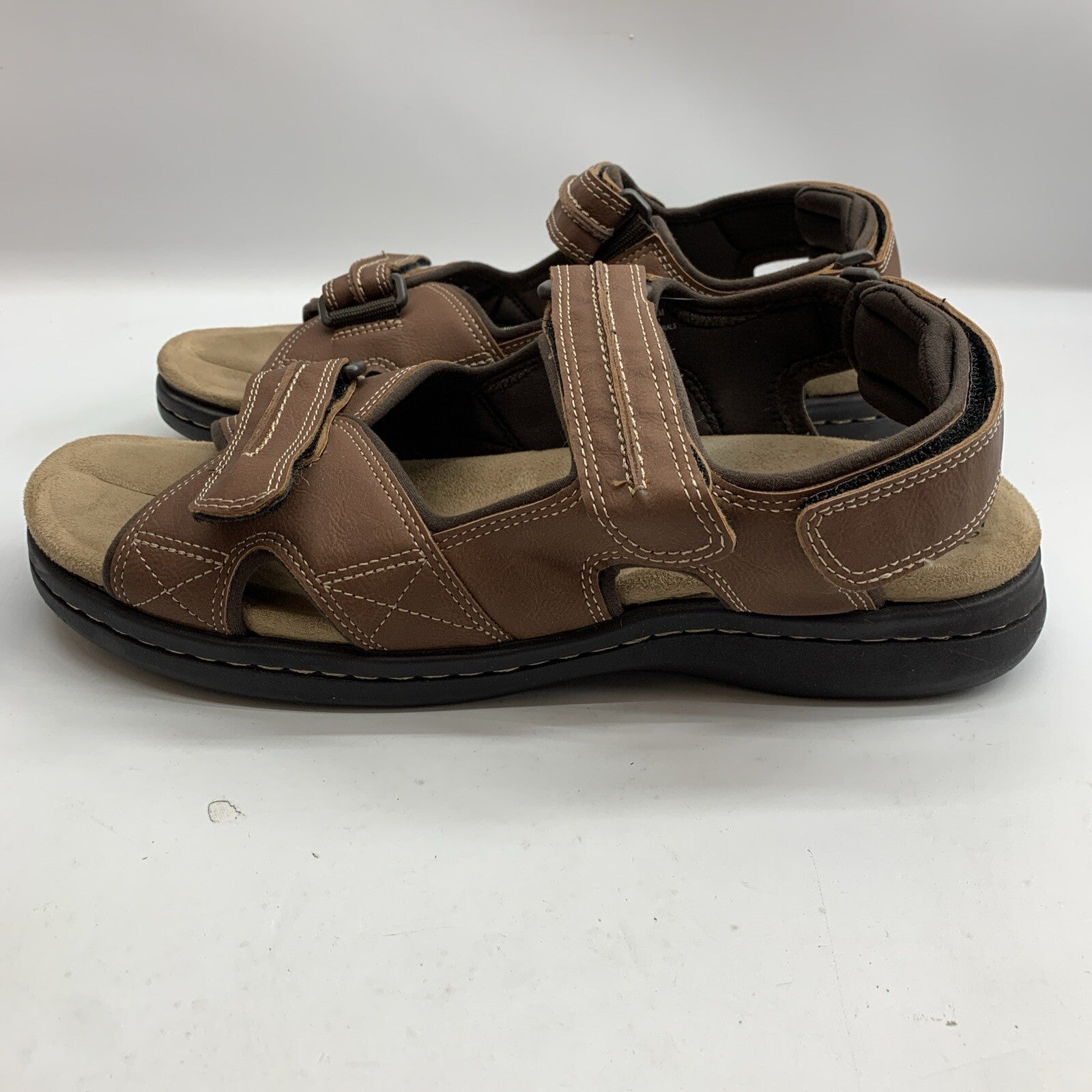 Dockers Mens Newpage Casual Comfort Outdoor Sport Adjustable Sandal Shoe 13 M BR