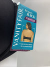 Vanity Fair 74380 Beauty Back Full Figure Strapless Bra 36C Black 4 way Stretch