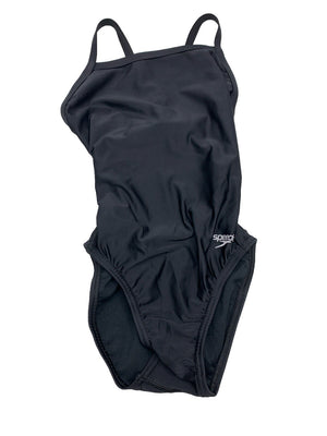 Speedo Women's Pro LT Bathing Suit Black Size 24 One Piece Swimwear Pull On