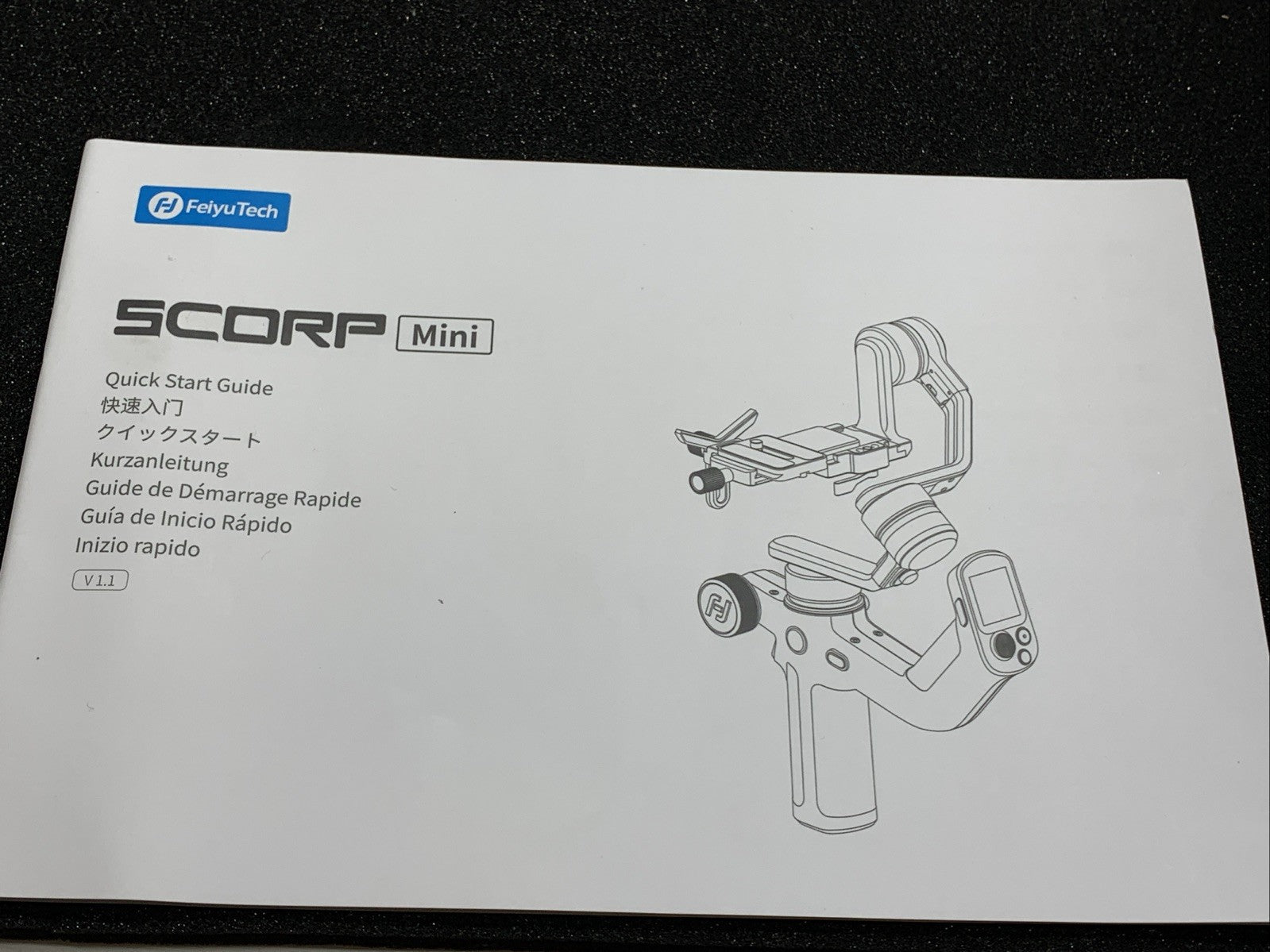 FeiyuTech SCORP MINI Handheld Gimbal for Compact Camera GoPro Mirrorless Camera