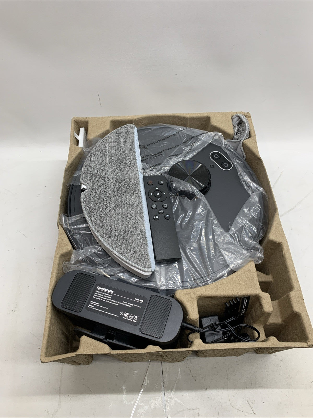 Sheliki D60S Robot Vacuum Cleaner and Mopping Laser Intelligent Scanning Black