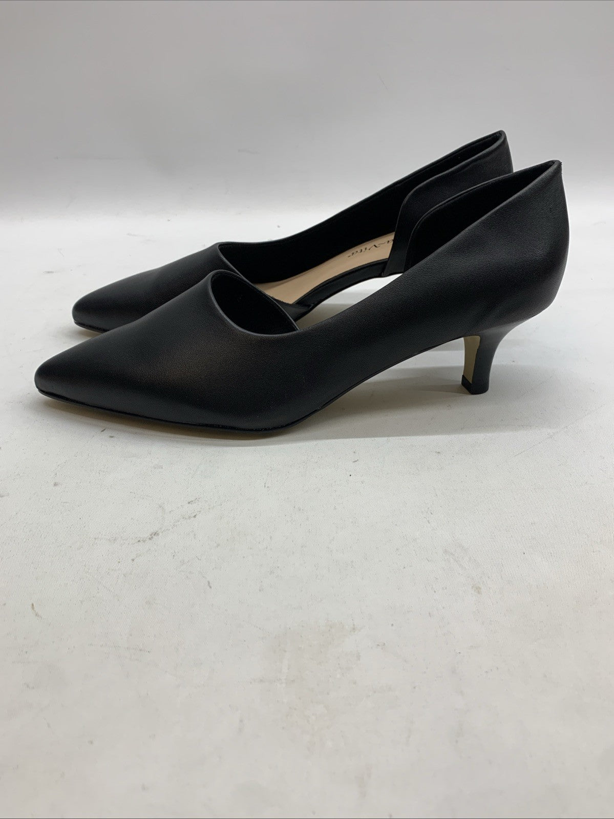 Bella Vita Women’s Quilla Pump Leather High Heel Sandal Black 51-1732 Size 9W