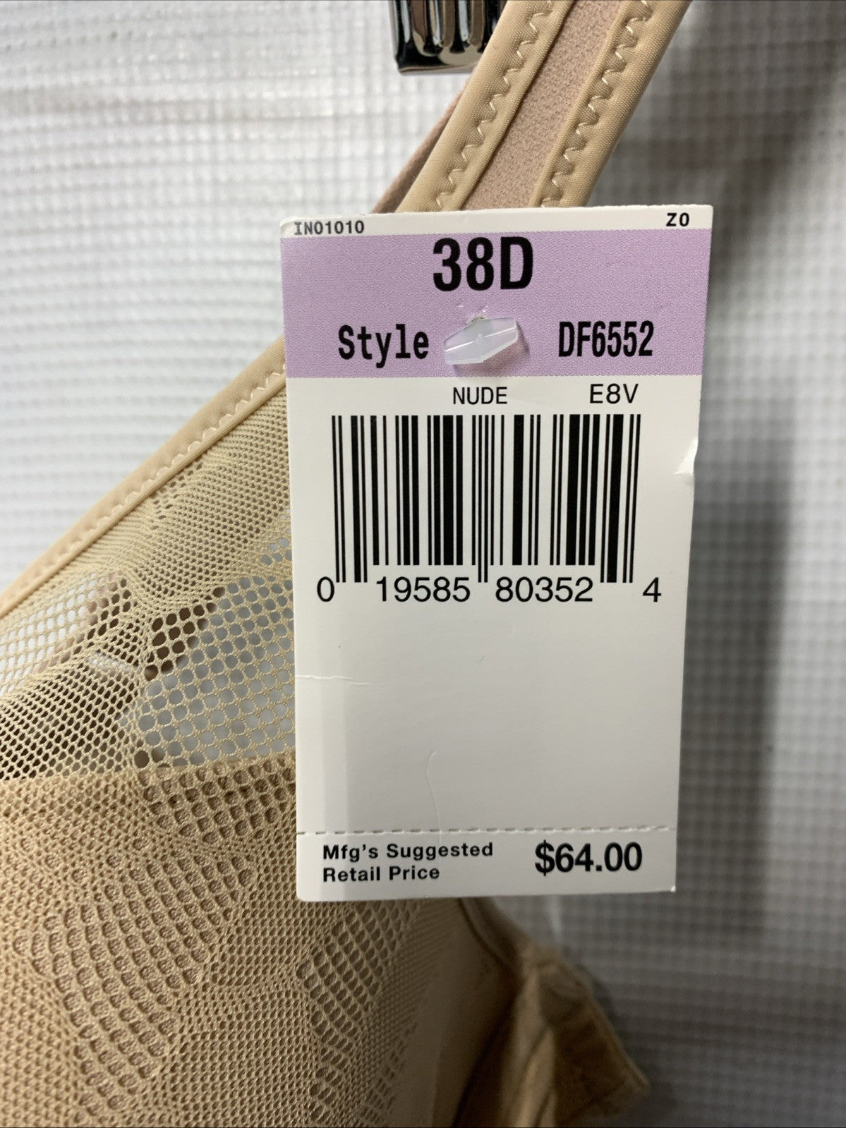 Bali DF6552 Women Ultra Light Body Briefer Shapewear Built-in Underwire Size 38D