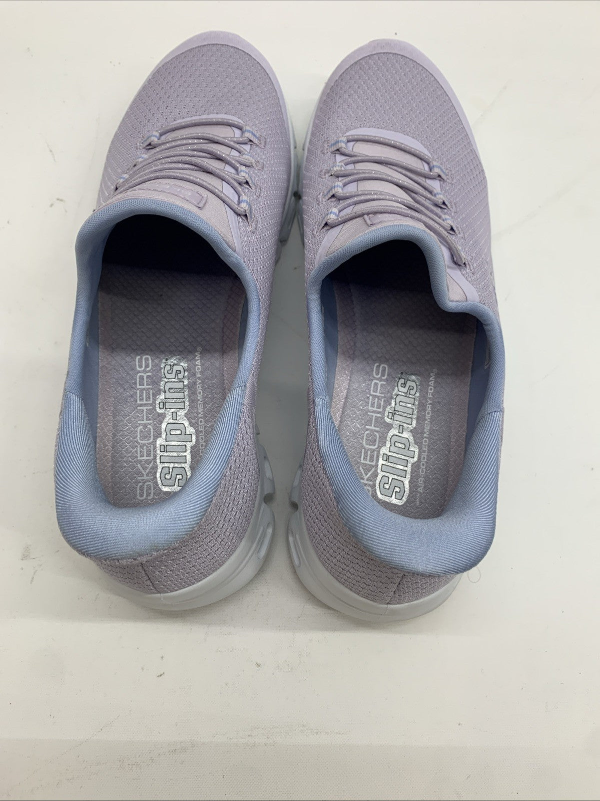 Skechers Women's Glide-Step-Pursuit Hands Free Slip-ins Sneaker Pull-On Lavender