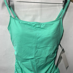 La Blanca Women's Island Goddess Shirred Side One Piece Swimsuit Swimwear Size 8