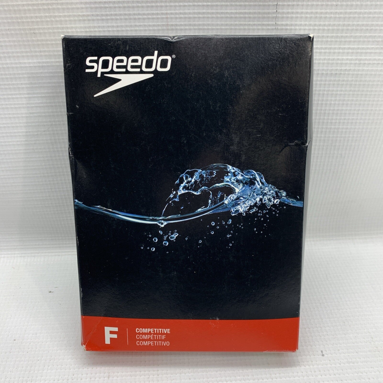 Speedo Womens One-Piece Swimsuit Black Size 8/34 F PRO-LT Swimwear Solid Pull On