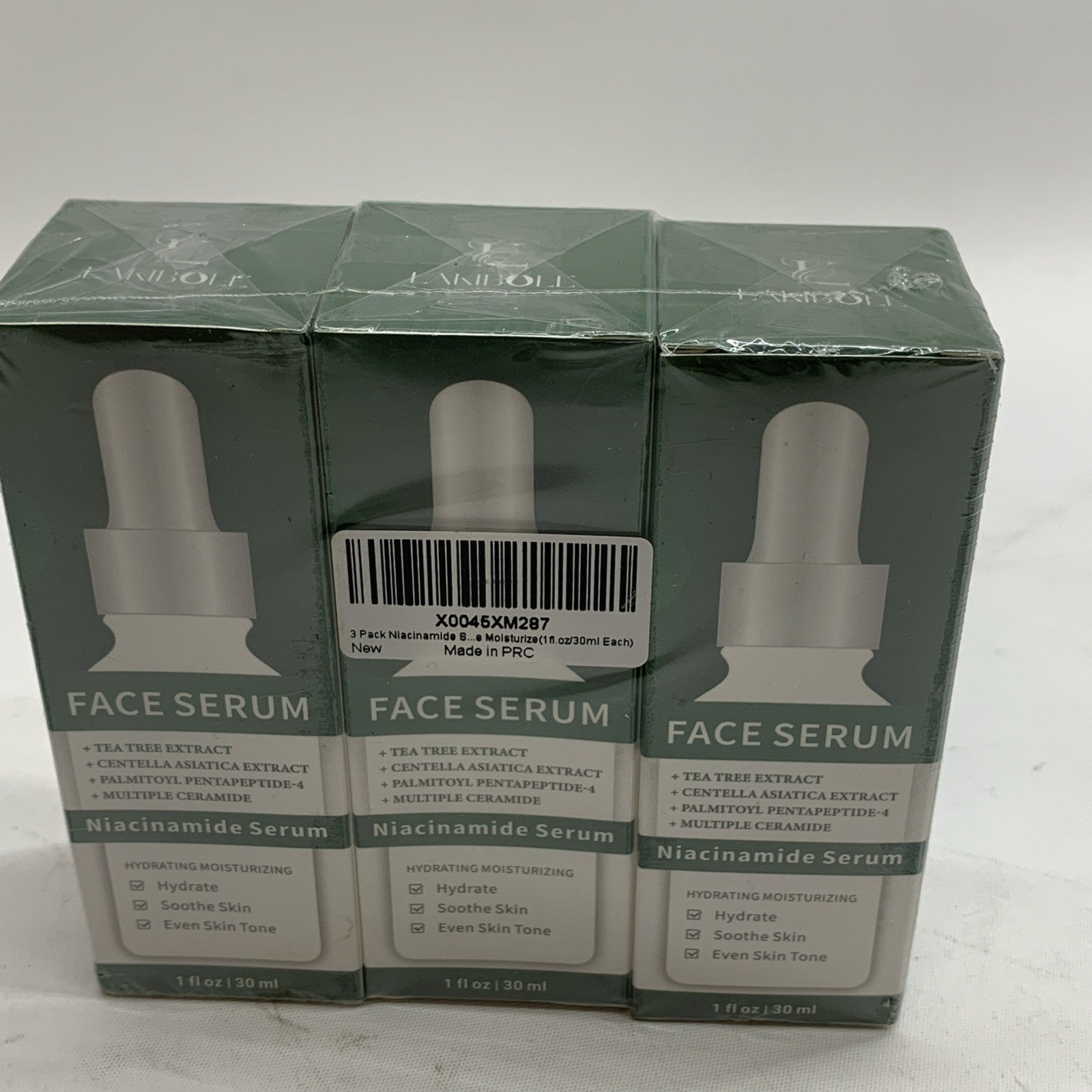 Lakibole Niacinamide Face Serum Tea Tree Extract Extract 1floz/30ml - 3 Pack