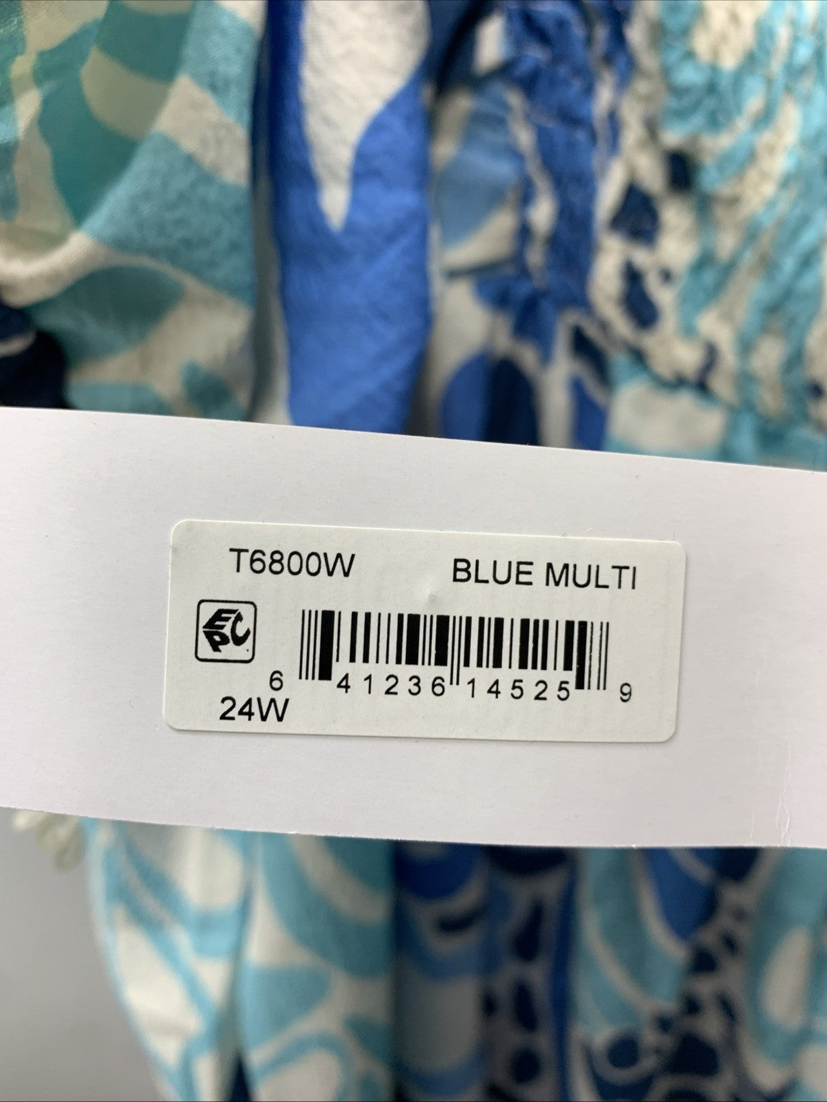 London Times Women's Cotton Smocked Back Babydoll Tiered Maxi Dress Size 24W