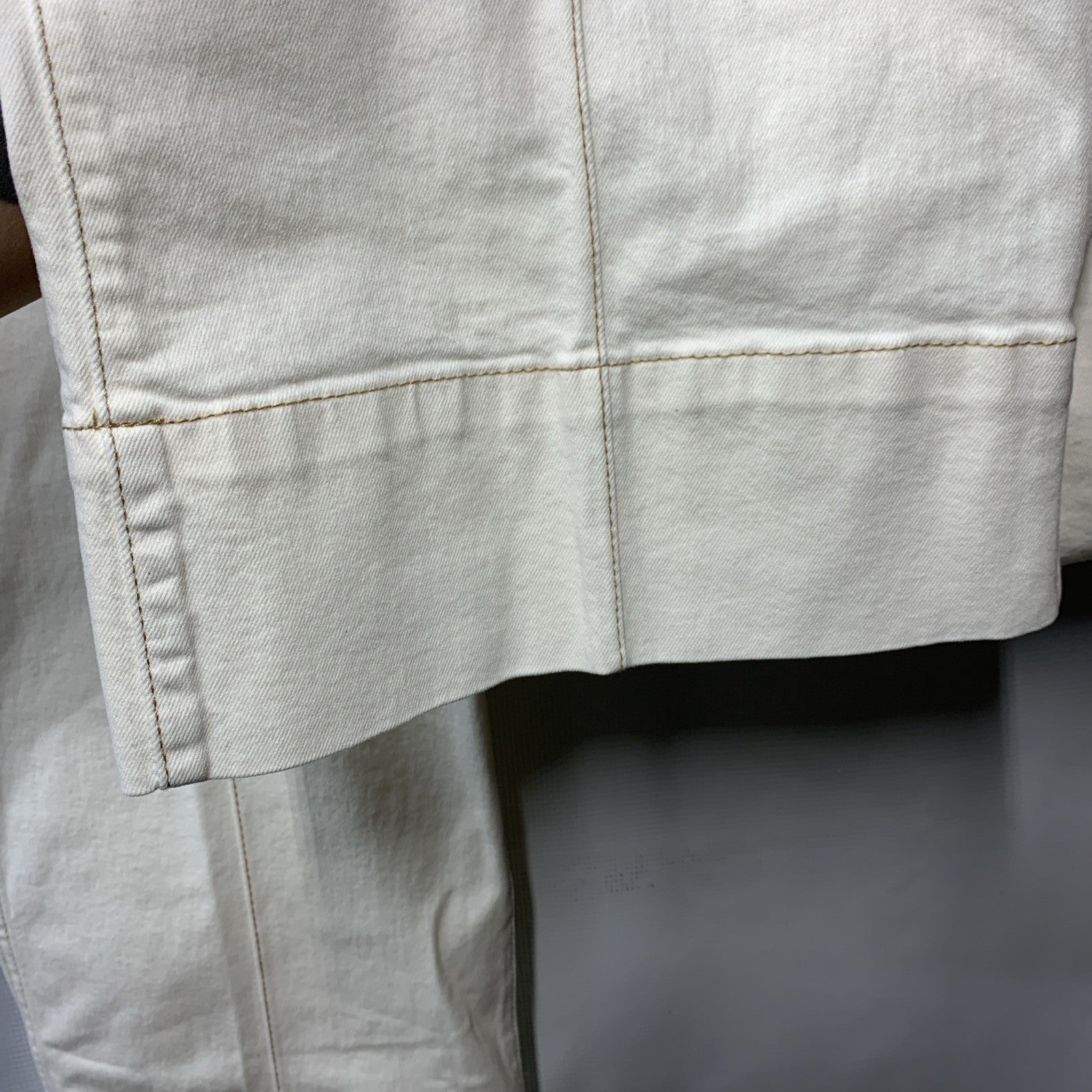 Ariat Larissa Slim Trouser Off White 34S High Rise Jeans Long Pants with Pockets