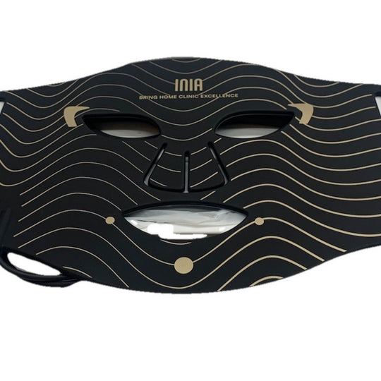 INIA Red Light Therapy Mask for Face – 4 Light Modes with 850nm NIR Red & Blue