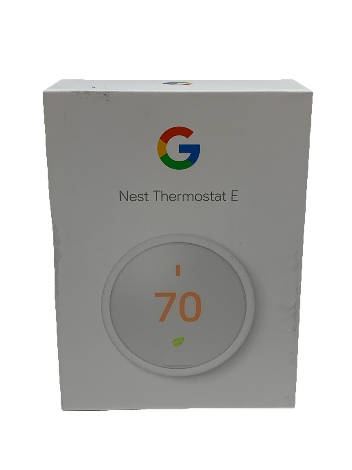 Nest Thermostat E Programmable Smart Thermostat T4000ES for Home Frosted White