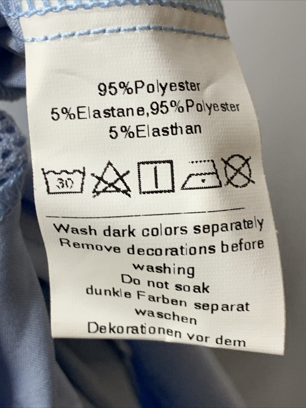 GRACE KARIN Womens Summer Dress Casual 2025 Flutter Sleeve Square Size S Blue