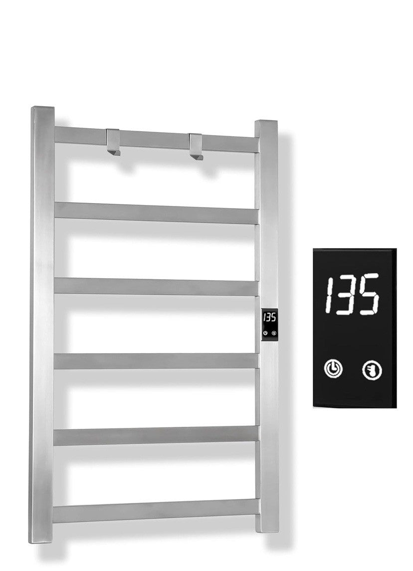 Electric Towel WarmerTimer Temperature Multi-Level Adjustments Hardwired Plug In