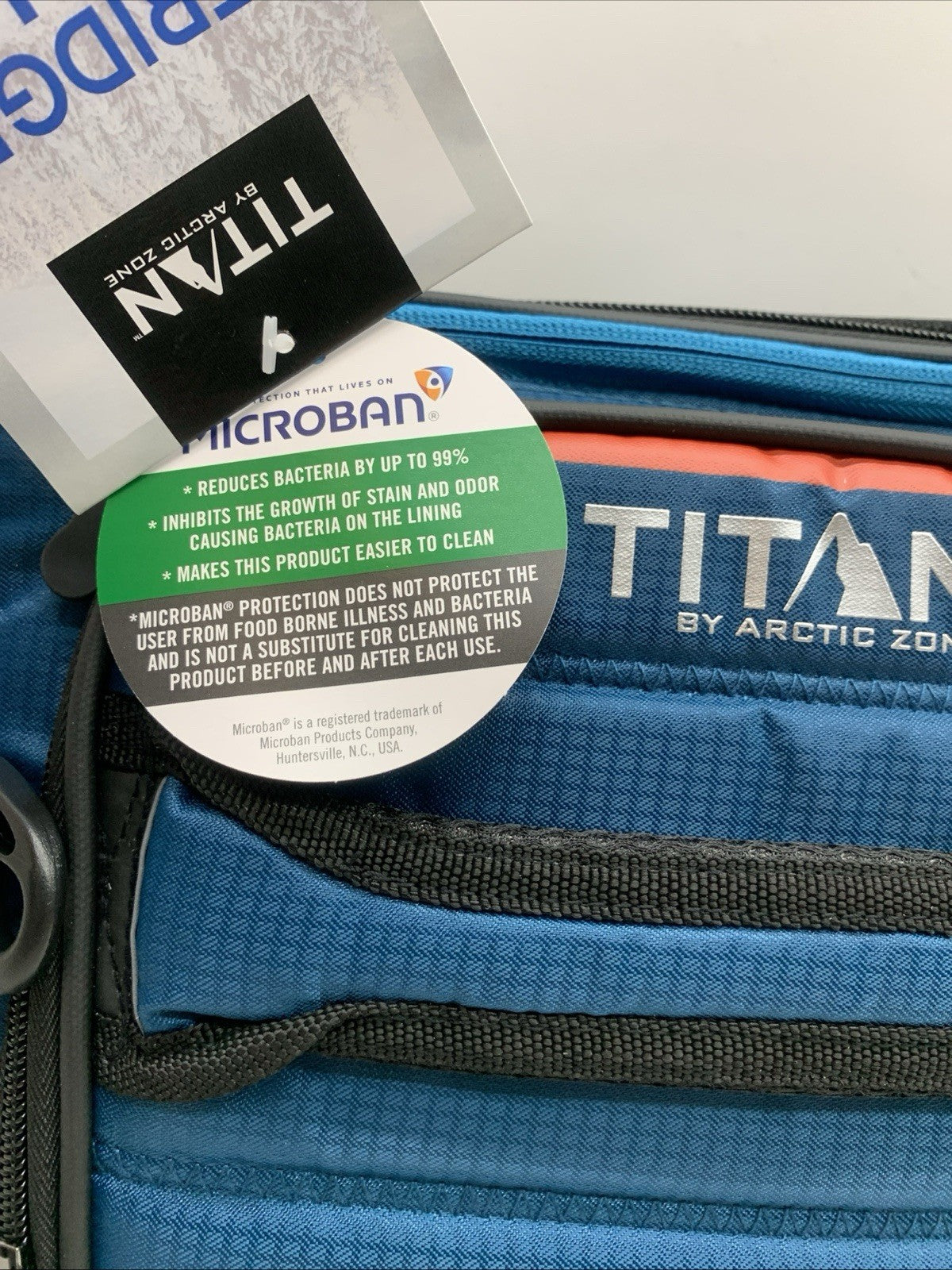 Titan High Performance Fridge Cold Expandable Insulated Lunch Box Bag - Blue