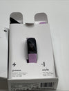 Fitbit Inspire 3 Health + Fitness Tracker Black/Lilac Bliss Sleep Tracking USED