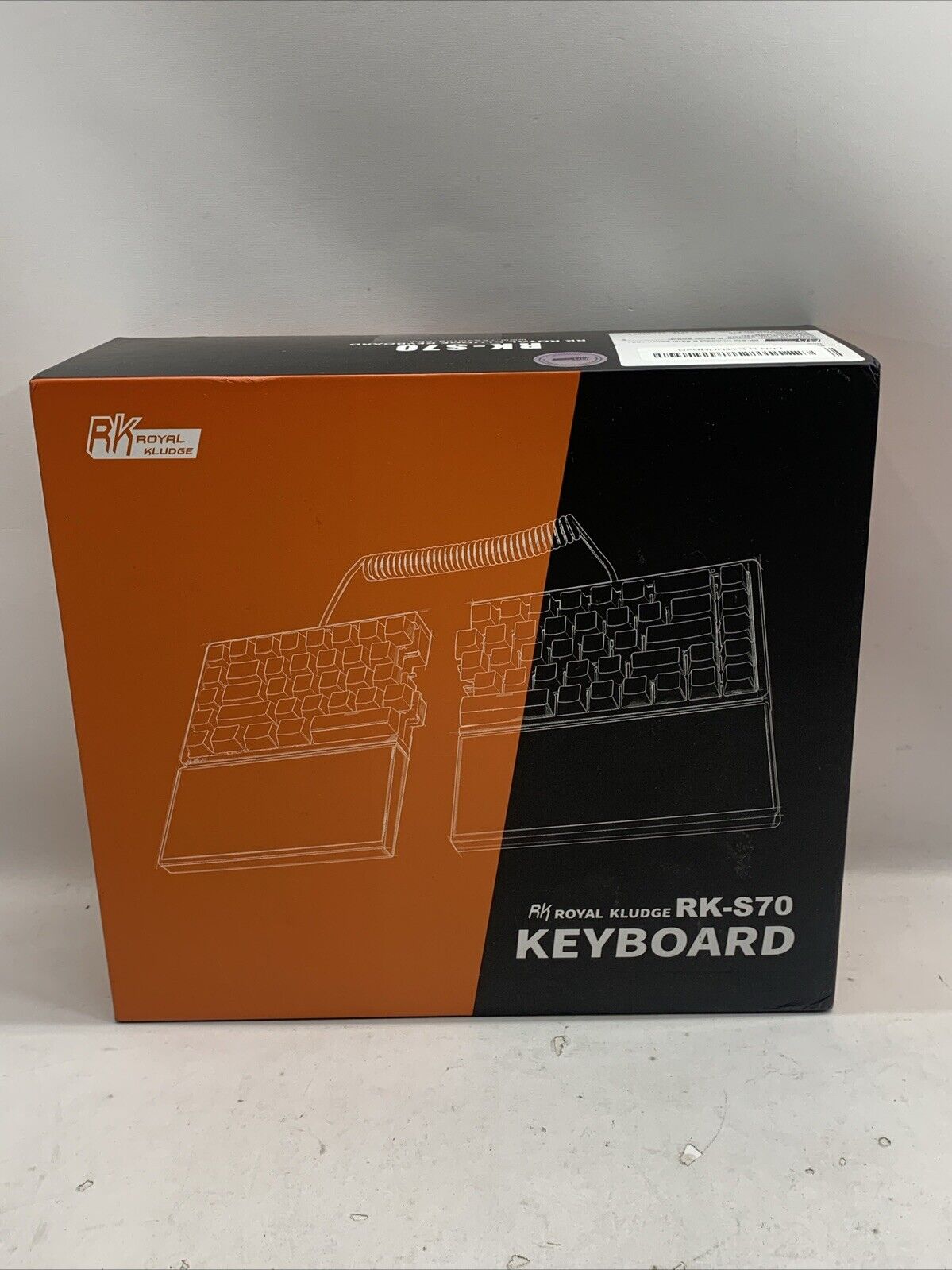 RK ROYAL KLUDGE RKS70 Wireless Gaming Keyboard, Split Bluetooth/2.4G/Wired RG...