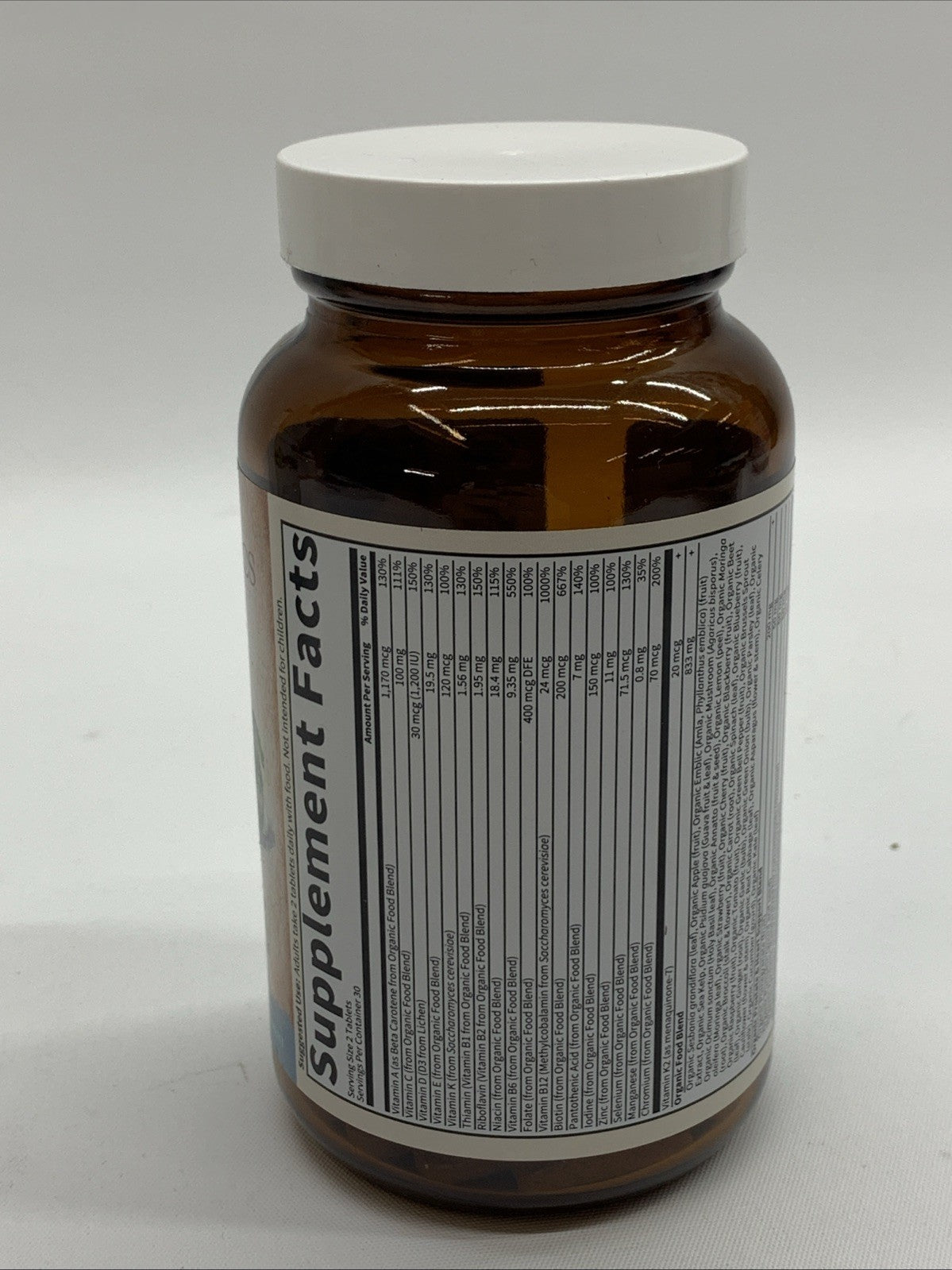 Garden Of Life Organics Men’s Multi 40+ Whole Food Multivitamin 60 Vegan Tablets