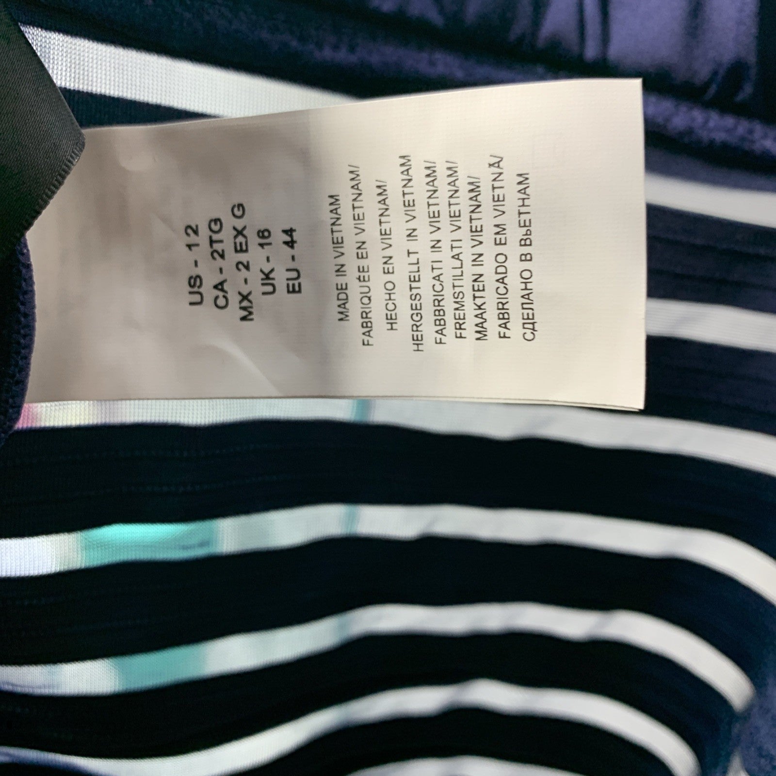 La Blanca Women's Multi Strap Cross Back One Piece Swimsuit Size 12 Swimwear